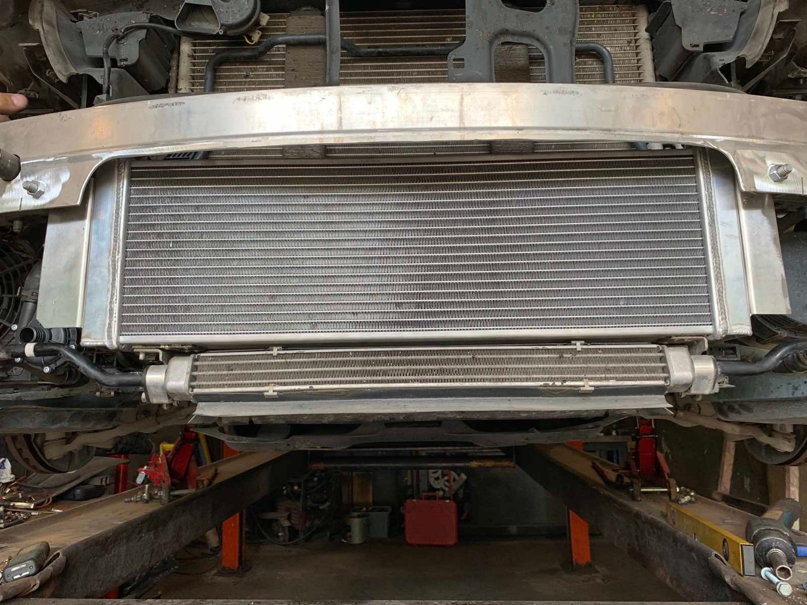 Heat Exchanger Intercooler M113K 55 AMG Mercedes E55, S55, CL55, SL55, CLS55 AMG - Image 12
