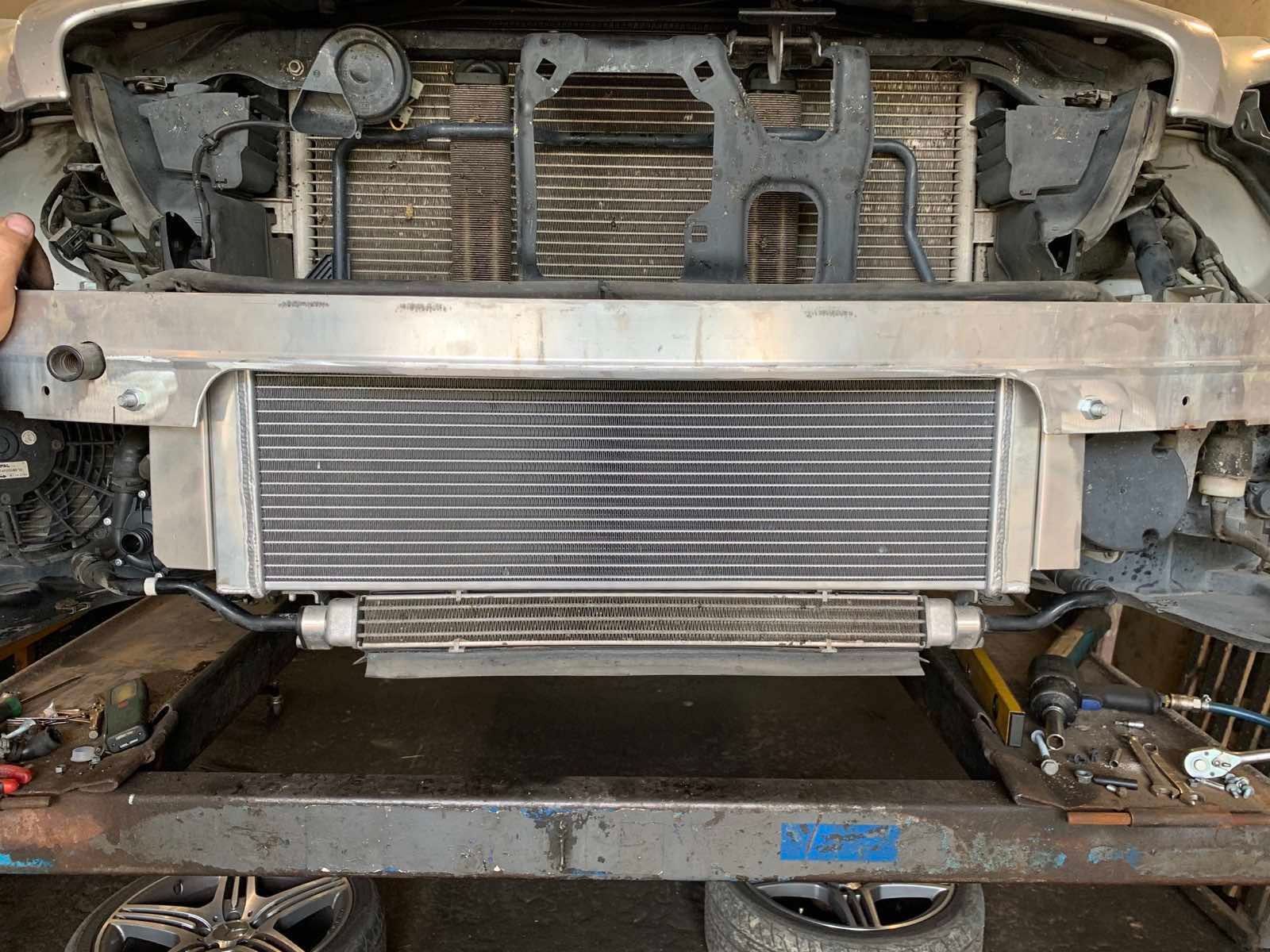 Heat Exchanger Intercooler M113K 55 AMG Mercedes E55, S55, CL55, SL55, CLS55 AMG - Image 10