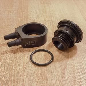 ⭐ Subaru Air/Oil Separator 2 Ports Performance Race Rally Drift Steel Black