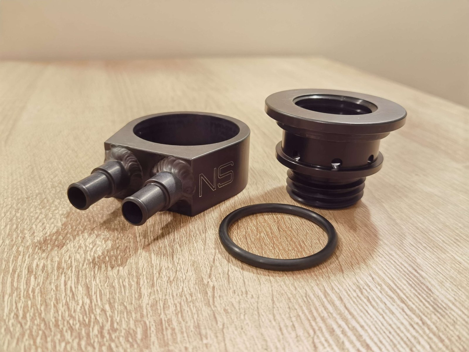 ⭐ Subaru Air/Oil Separator 2 Ports Performance Race Rally Drift Steel Black - Image 12