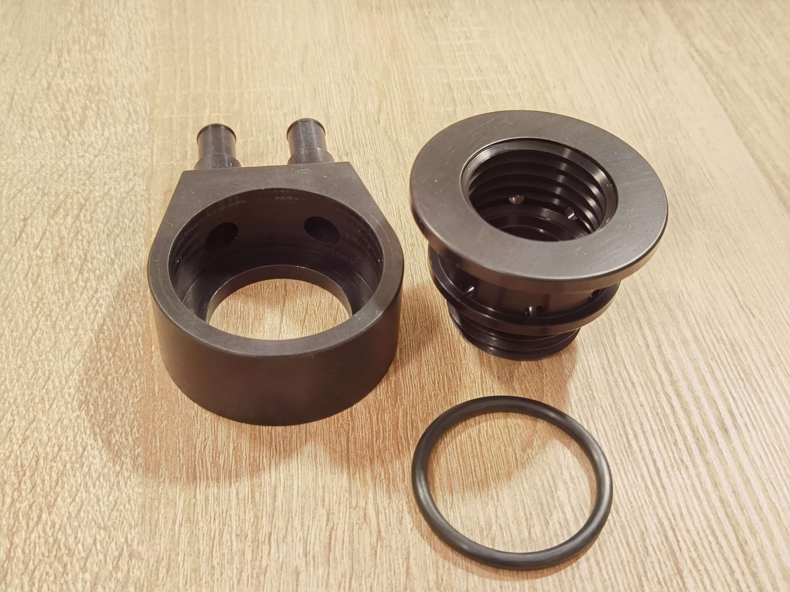 ⭐ Subaru Air/Oil Separator 2 Ports Performance Race Rally Drift Steel Black - Image 5
