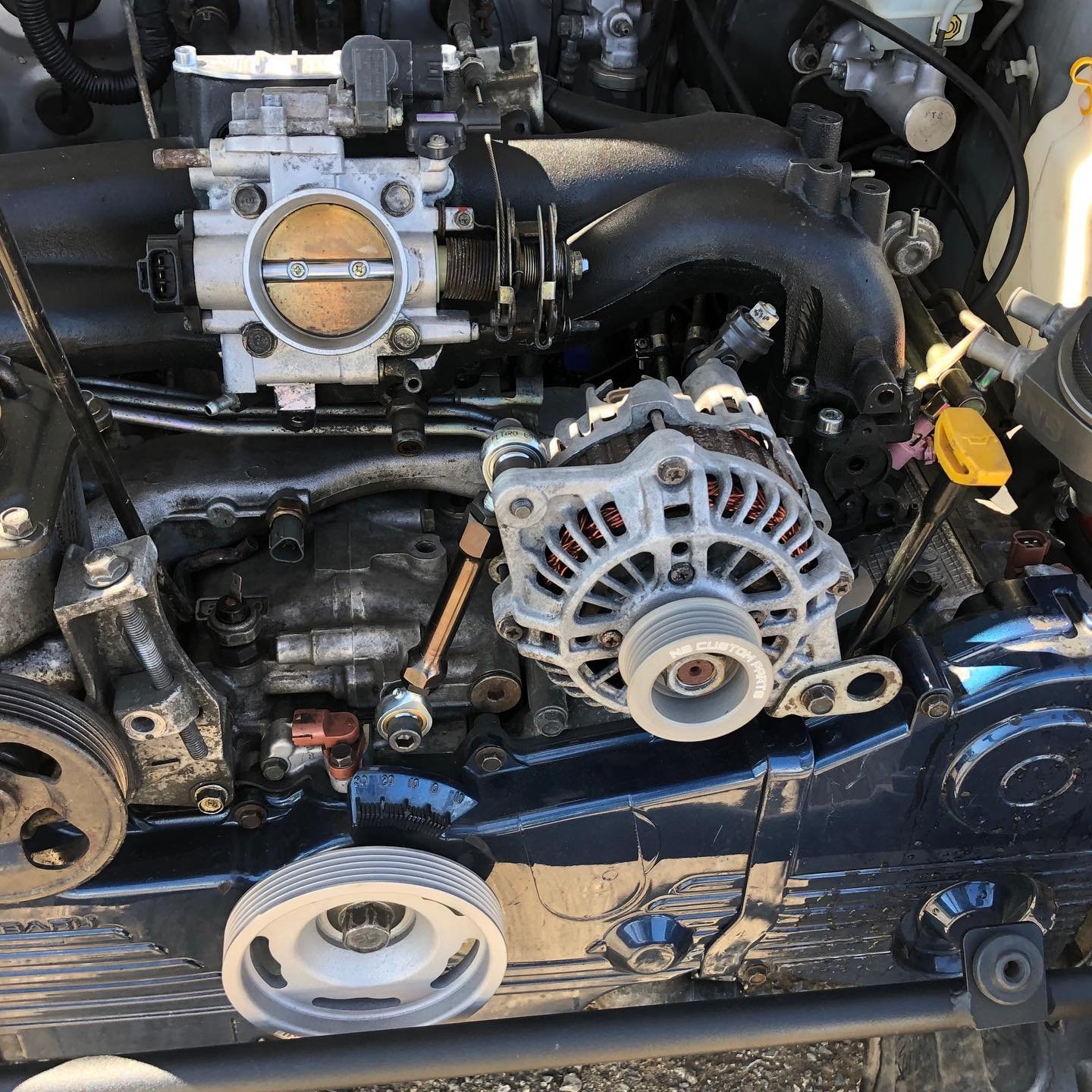 ⭐ SUBARU Alternator Relocation KIT Legacy, Impreza, Forester Boxer Engine - Image 3