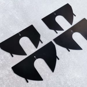 ⭐ BMW e46 Crosses Crosshairs  for Black Headlights Coupe, Cabrio, Sedan, Touring