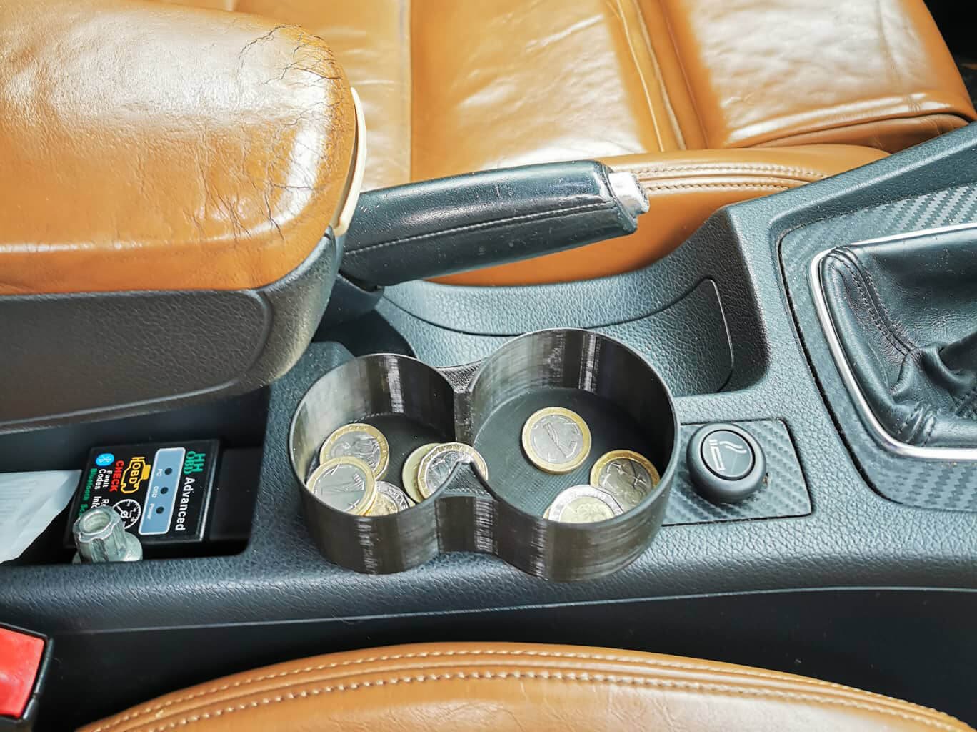 ⭐ Audi A4 B6, B7 Double Cup Holder for the Middle Storage Variant 2 - Image 5