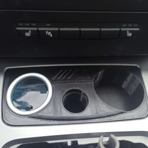 ⭐ BMW e90 e91 e92 e93 Cup Holder with Single 52mm Gauge Mount + Lighter Socket