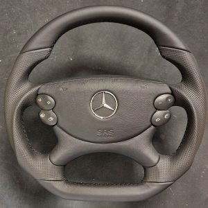 ⭐ Mercedes AMG W211 W463 W219 W209 G Class Flat Bottom Ergonomic Steering Wheel