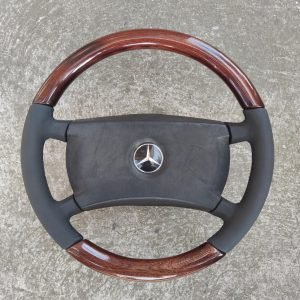 Mercedes W123 W124 W126 W201 R107 Wood and Leather Steering wheel