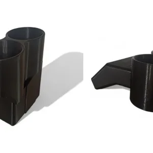 Set of Front and Rear Cup Holders for Alfa Romeo 159