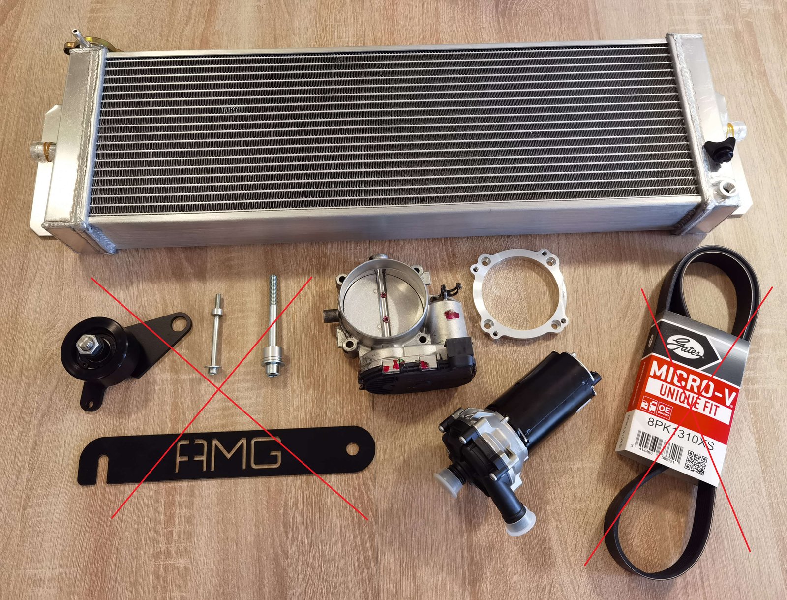 Mercedes M113K 55 AMG Kompressor Performance Kit 625 hp