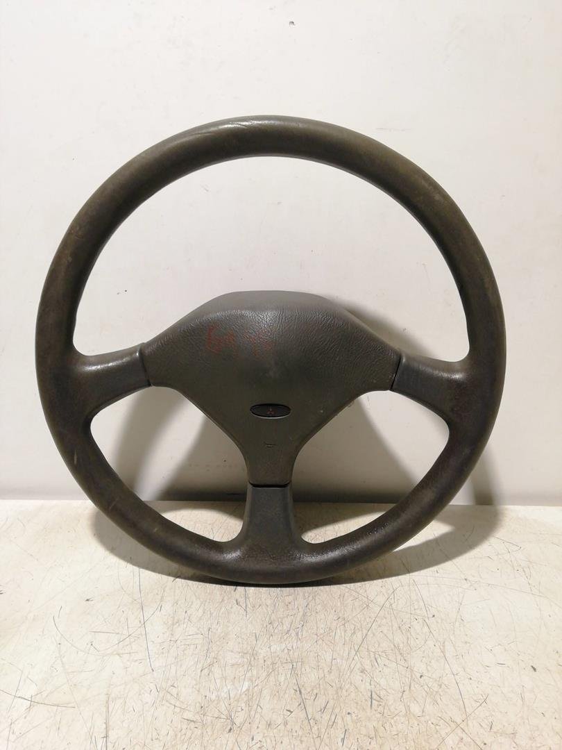 Mitshubishi Pajero Ergonomic Steering wheel TWO Type Leather Gray color Custom Made